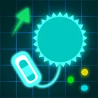 Brutal.io is a unique 2D game where physics is perfectly combined with intense battles between players. You will control a small car pulling a sharp whip, trying to survive, collect energy, and constantly grow to rise to the top of the rankings.