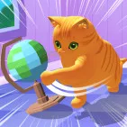 Cat Chaos Simulator is a game where you become a mischievous cat who loves to cause trouble and destroy everything. Jump on tables, knock over glasses of water, drop laptops and run away before being discovered — there are no rules here, just hilarious chaos.