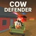 Cow Defender is where the bewildered cows suddenly become the center of a dramatic comedy adventure, where you – the reluctant cowherd – speed across the fields in an armored truck to rescue each cow from the clutches of hungry UFOs.