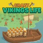 Crazy Vikings Life is a colorful and humorous strategy adventure game where you will lead a brave Viking tribe on a journey to conquer glory!